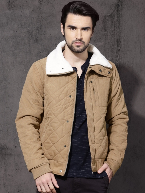 

Roadster Beige Quilted Jacket