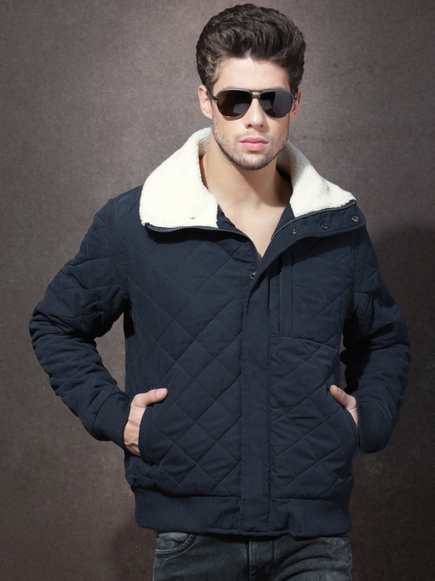

Roadster Navy Quilted Jacket, Navy blue