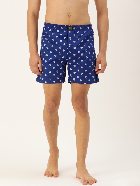 

Urban Dog Men Blue Printed Boxers UDBX1199