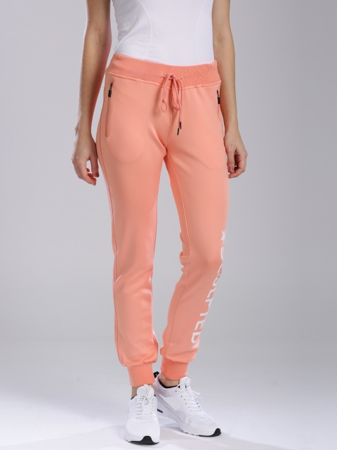 

HRX by Hrithik Roshan Peach-Coloured Track Pants
