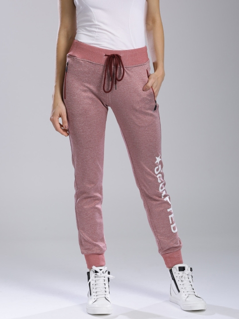 

HRX by Hrithik Roshan Red Melange Track Pants