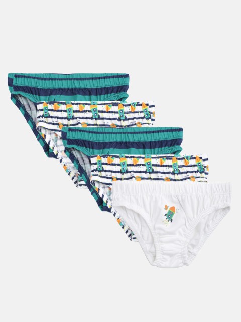 

mothercare Boys Pack of 5 Basic Briefs 410258338009, Navy blue