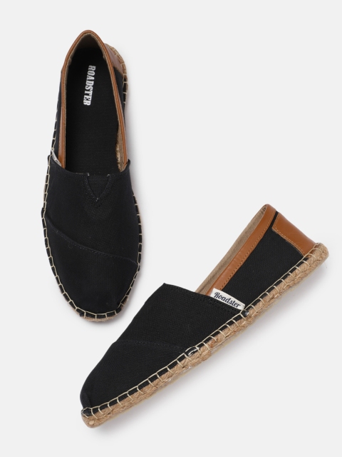 

Roadster Men Solid Black Espadrilles