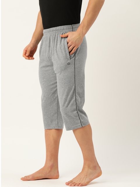 

Sweet Dreams Men Grey Melange Solid 3/4th Lounge Pants