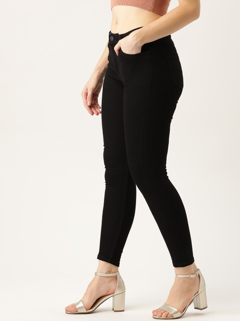 

all about you Women Black Skinny Fit Stretchable Jeans