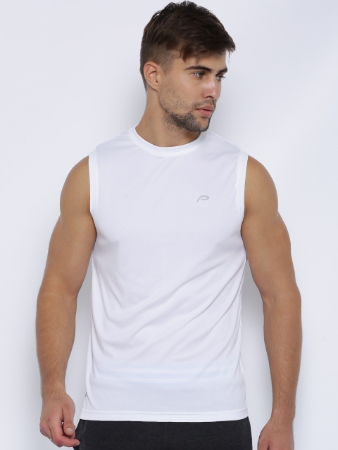 

Proline Active White Polyester Sleeveless T-shirt