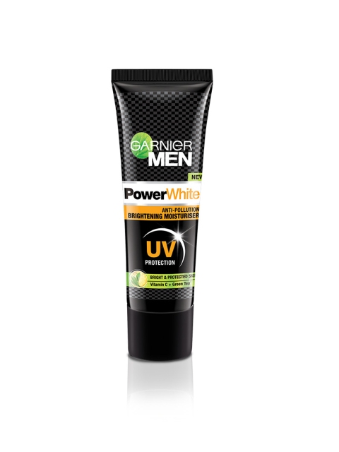 

Garnier Men Power White Anti-Pollution Brightening Moisturizer, Black