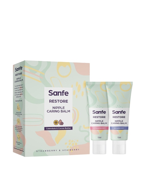 

Sanfe Set of 2 Calendula & Cocoa Butter Restore Nipple Caring Balm, Off white
