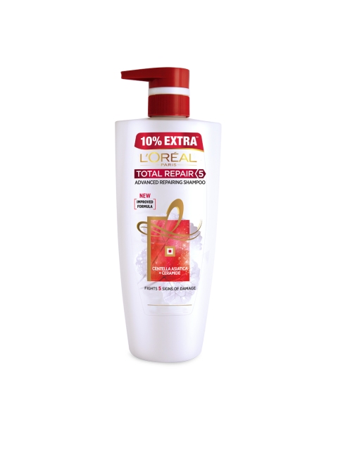 

LOreal Paris Total Repair 5 Advanced Repairing Shampoo 640 ml, Red