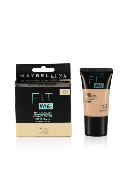 

Maybelline New York Fit Me Set of Foundation & Compact, Beige