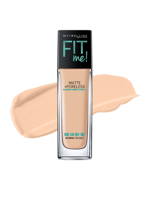 

Maybelline New York Fit Me Matte + Poreless Liquid Foundation - Warm Nude 128, Beige