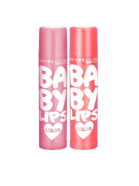 

Maybelline New York Women Set of 2 Lip Balms, Pink