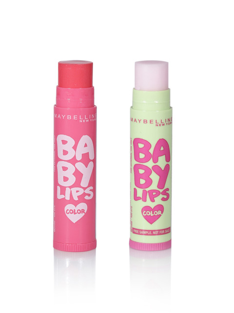 

Maybelline New York Women Set of 2 Lip Balms-Pink Lolita & Watermelon Smooth