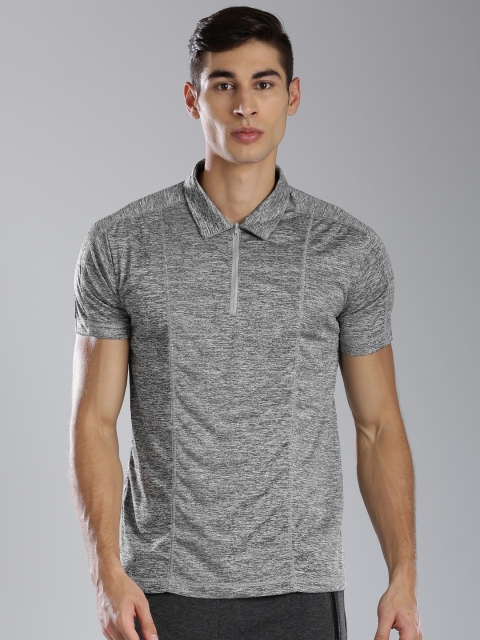

HRX by Hrithik Roshan Grey Polo Training T-shirt