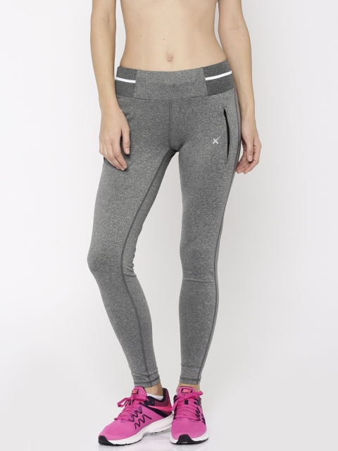 

HRX by Hrithik Roshan Grey Melange Track Pants