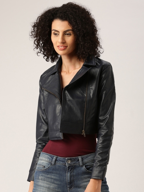 

DressBerry Navy Crop Jacket, Navy blue