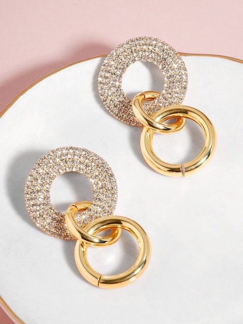 

TOKYO TALKIES X rubans FASHION ACCESSORIES Gold-Plated Handcrafted Drop Earrings