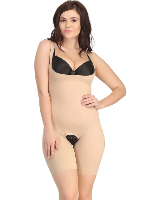 

Clovia Beige Body Suit With Thigh Compressor SW0012P24XL