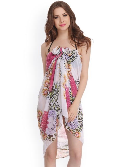 

Clovia Multicoloured Printed Sarong SM0054P18O, Multi
