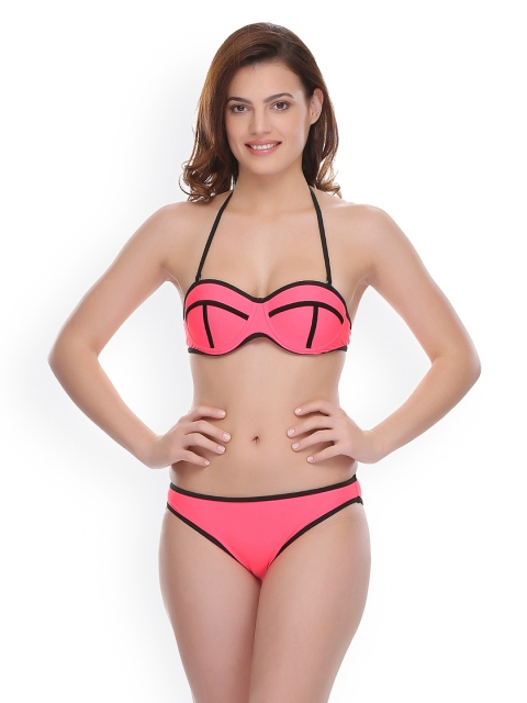 

Clovia Pink Bikini Swimwear SM0001P22