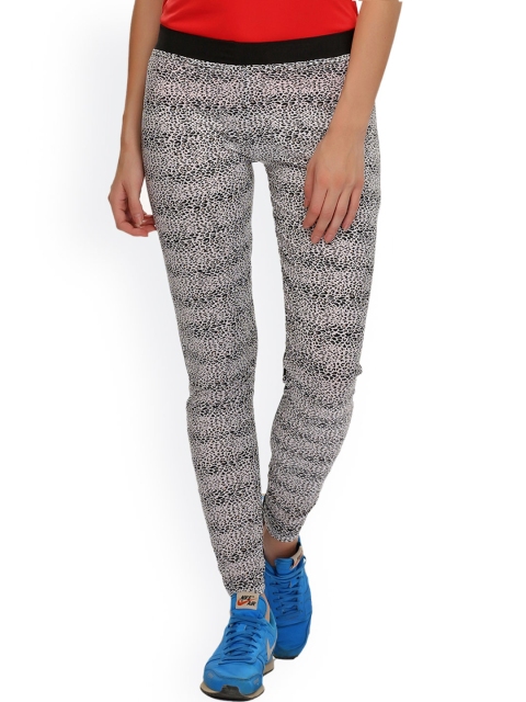 

Clovia Black Printed Tights