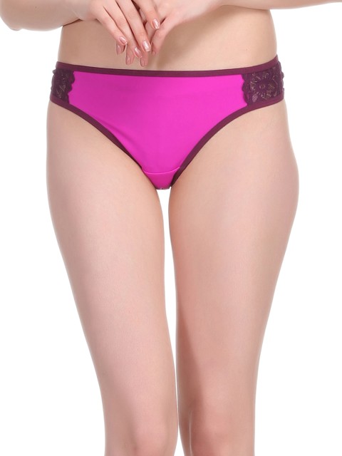 

Clovia Women Pink Bikini Briefs PN0574P15XL