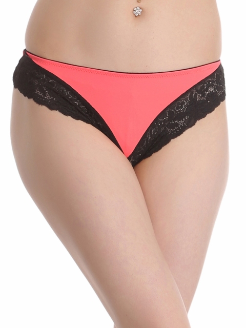 

Clovia Women Coral Orange Briefs PN0545P16
