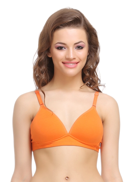 

Clovia Orange Seamless T-shirt Bra BR0551P16