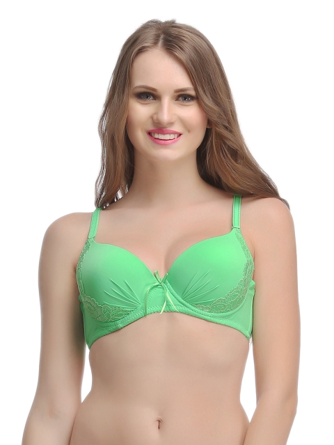 

Clovia Green Push-Up Bra BR0595P1138C