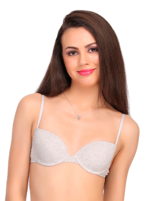 

Clovia Grey T-shirt Bra BR0531P01
