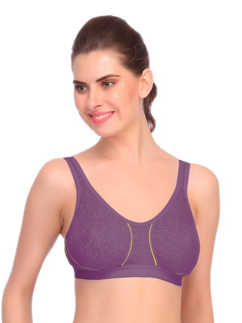 

Clovia Purple Sports Bra BR0536P12