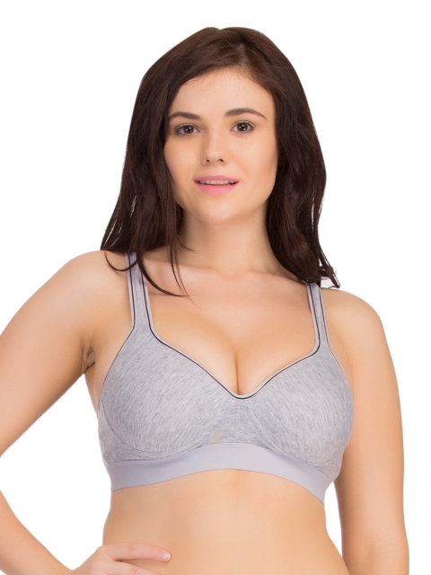 

Clovia Grey Padded Sports Bra BR0581P01