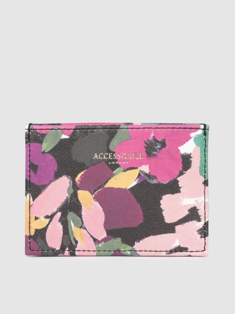 

Accessorize Women Multicoloured Printed Card Holder, Multi