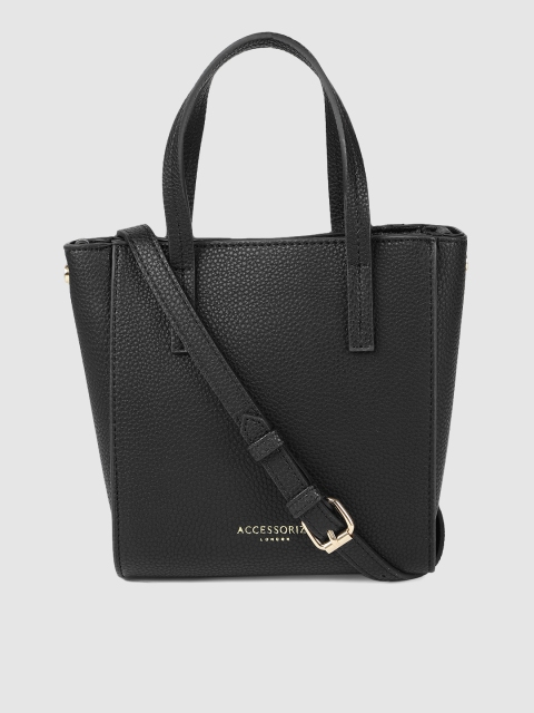 

Accessorize Women Black Handheld Bag