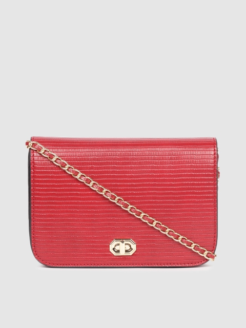 

Accessorize Red Textured Sling Bag