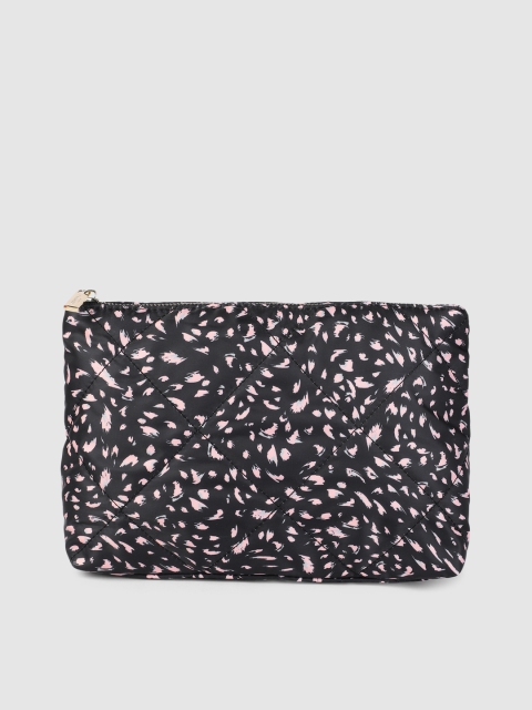 

Accessorize Navy Blue Printed Quilted Clutch