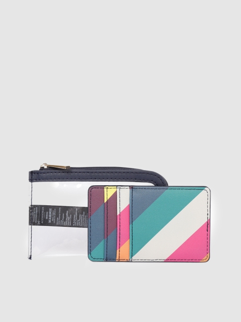 

Accessorize Women Multicoloured Colourblocked Card Holder, Multi