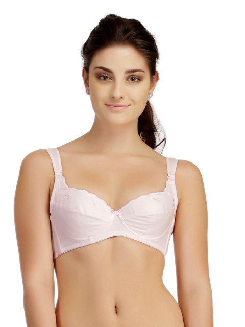 

Clovia White Full-Coverage Maternity Bra BR0560P22