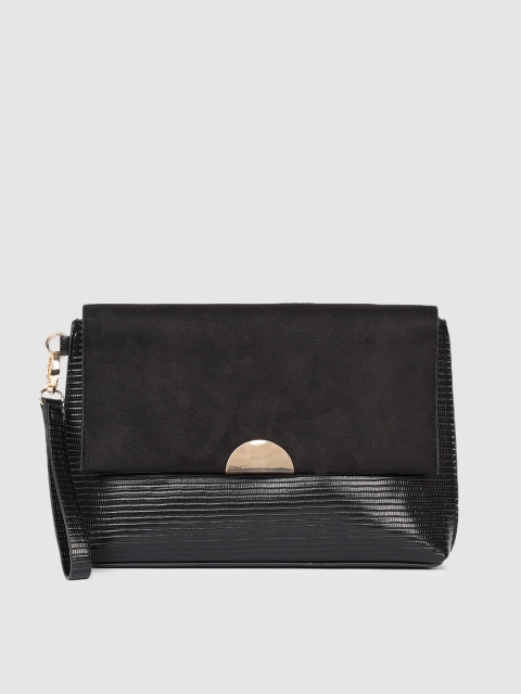 

Accessorize Black Textured Sling Bag