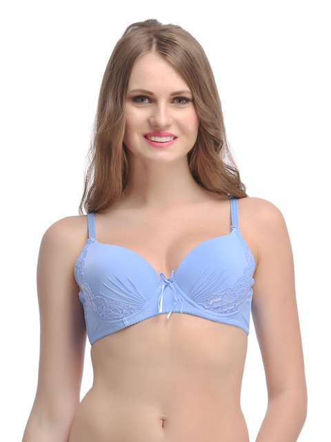 

Clovia Blue Demi-Cup Bra BR0595P0338C