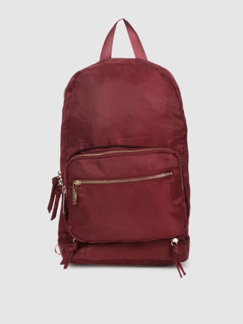 

Accessorize Women Burgundy Backpacks Cum Sling Bag