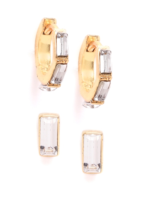 

Forever New Set of 2 9K Gold-Plated Hypoallergenic Earrings