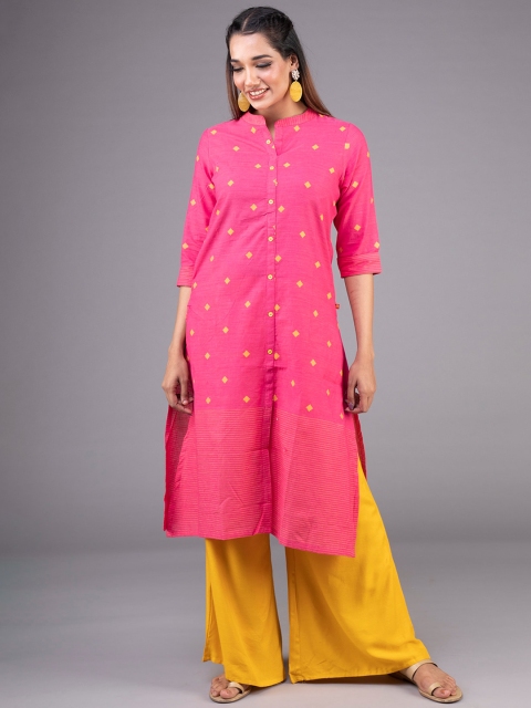

KLM Fashion Mall Women Pink Kurta