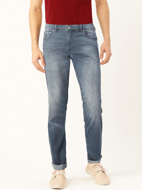 

Calvin Klein Jeans Men Blue Slim Fit CKJ 027 BODY Mid-Rise Clean Look Stretchable Jeans