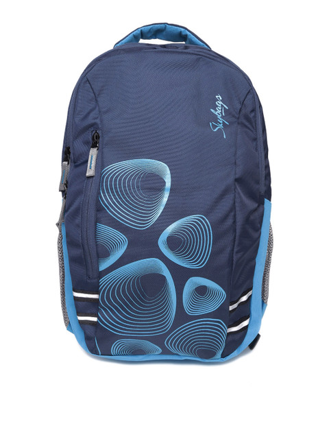 

Skybags Unisex Blue Printed Footloose Gizmo Laptop Backpack