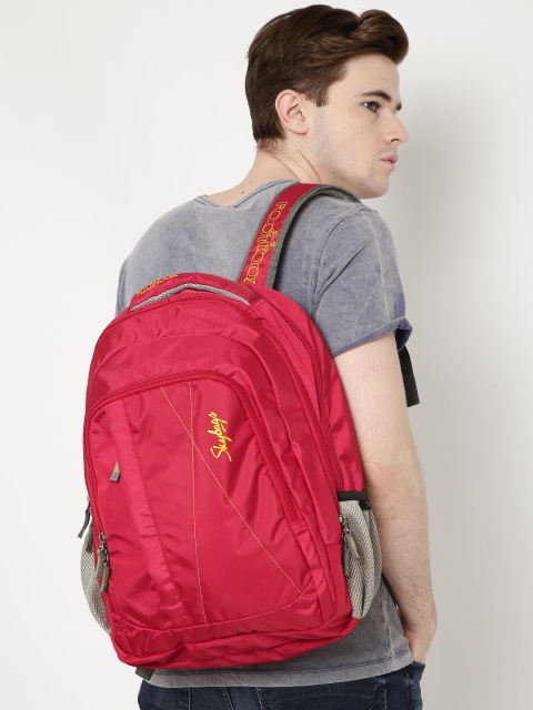 

Skybags Unisex Red Footloose Gizmo 2 Laptop Backpack