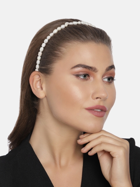 

Accessorize Off-White Pearl Beaded Hairband