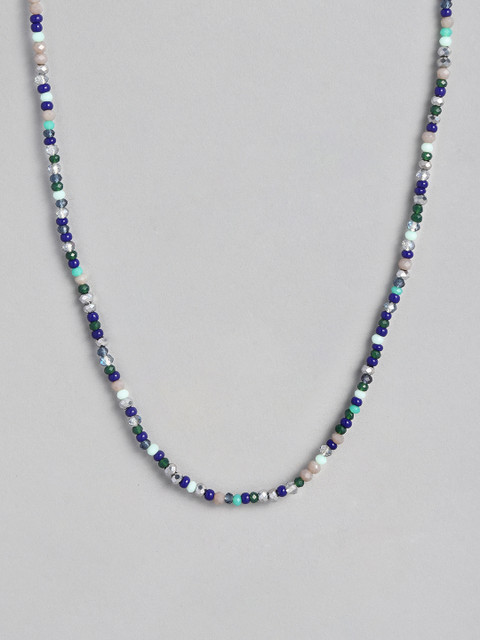 

Accessorize Blue & White Beaded Necklace