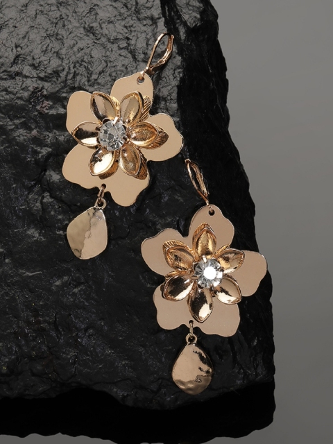 

Accessorize Gold-Toned Floral Drop Earrings