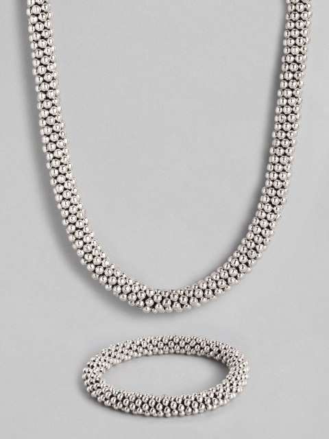

Accessorize Women Silver-Toned Jewellery Set